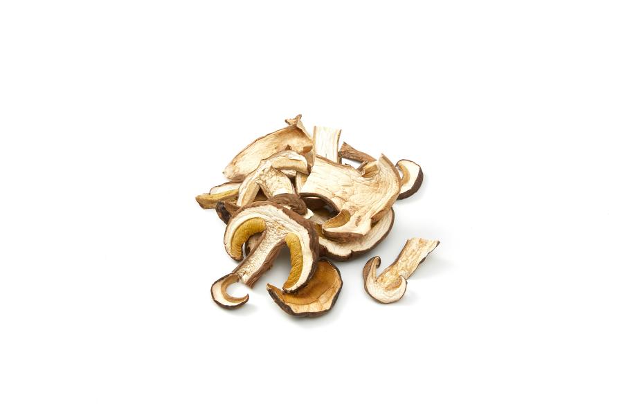 Dried boletus edulis